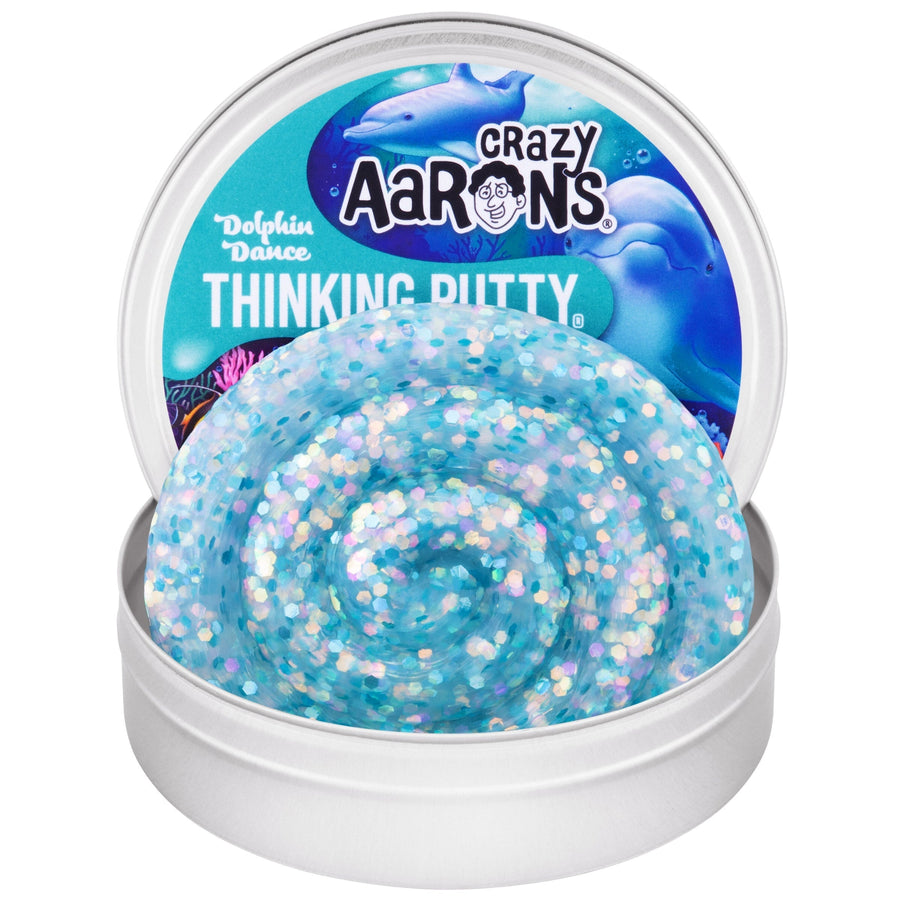 Dolphin Dance - 3.5" Thinking Putty Tin D5